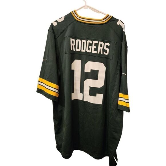 NFL Green Bay Packers Nike Aaron Rodgers Jersey Men’s 2XL Official On Field Jers - Picture 1 of 4